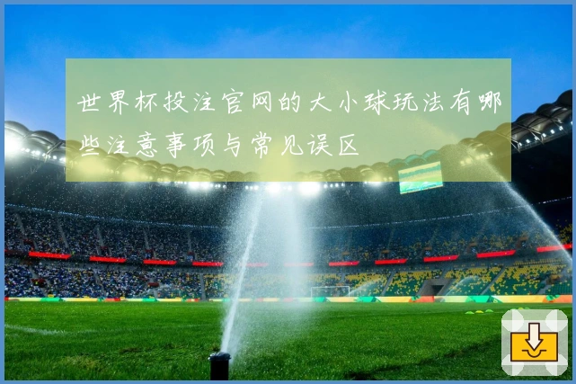 世界杯投注官网的大小球玩法有哪些注意事项与常见误区